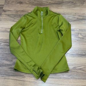Women’s long sleeve shirt in online green